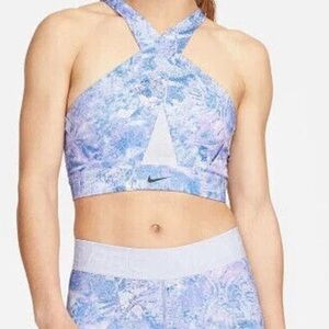 NIKE Swoosh Wrap Medium Support Sports Bra in Indigo Haze size XXL